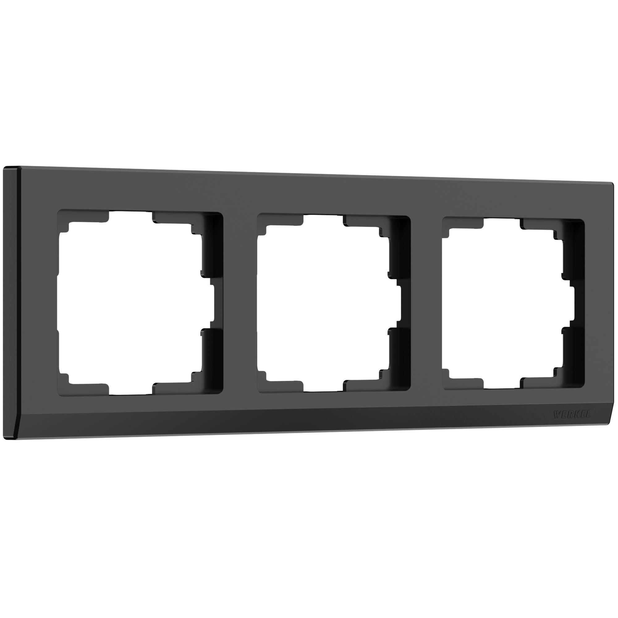 Рамка на 3  поста (черный) Werkel Stark черный W0031808. Фото 1