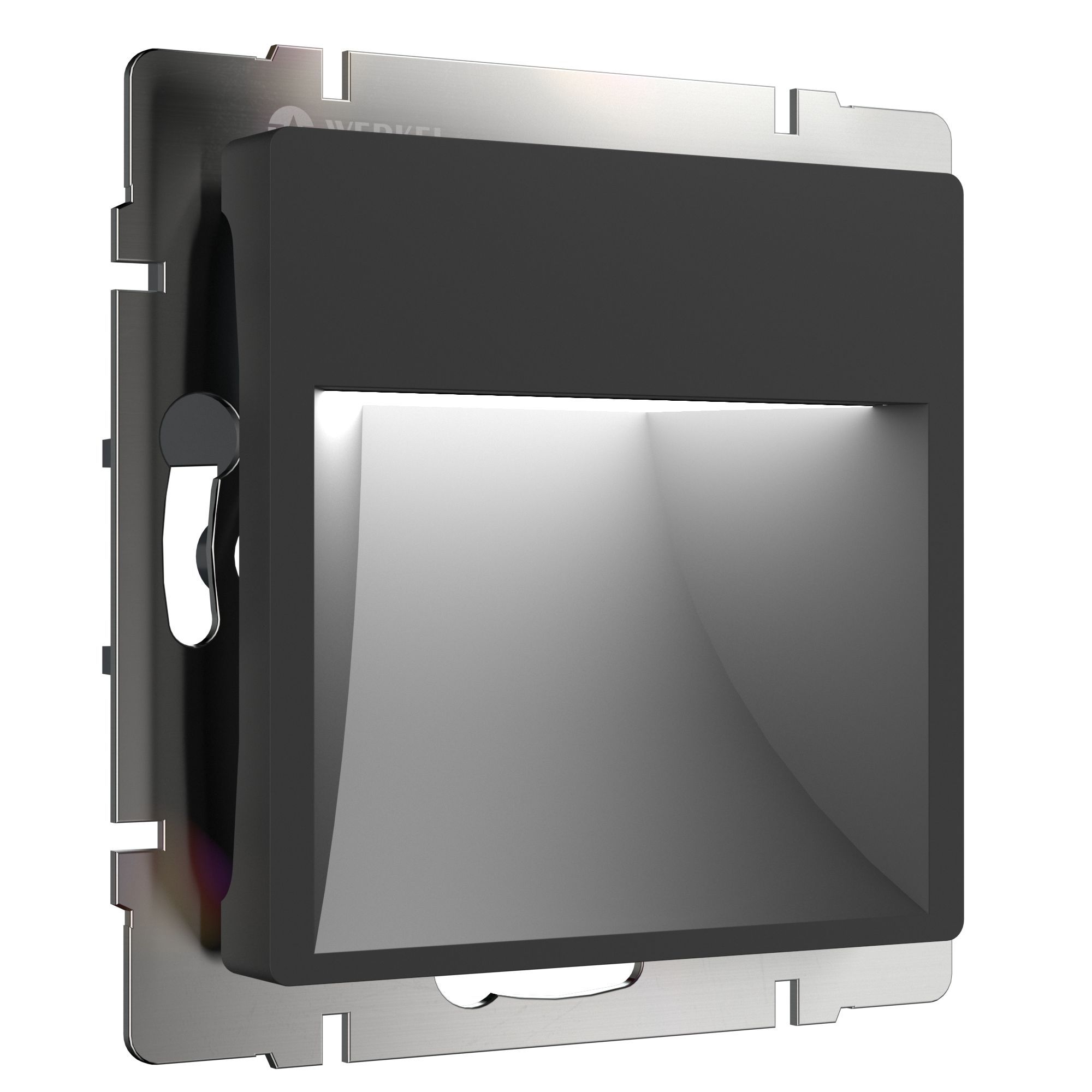 Встраиваемая LED подсветка (черный матовый) Werkel Встраиваемые механизмы черные W1154108. Фото 1