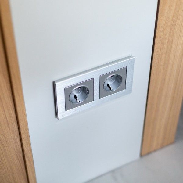 Рамка на 2 поста (алюминий) Werkel W0021706. Официальный сайт.