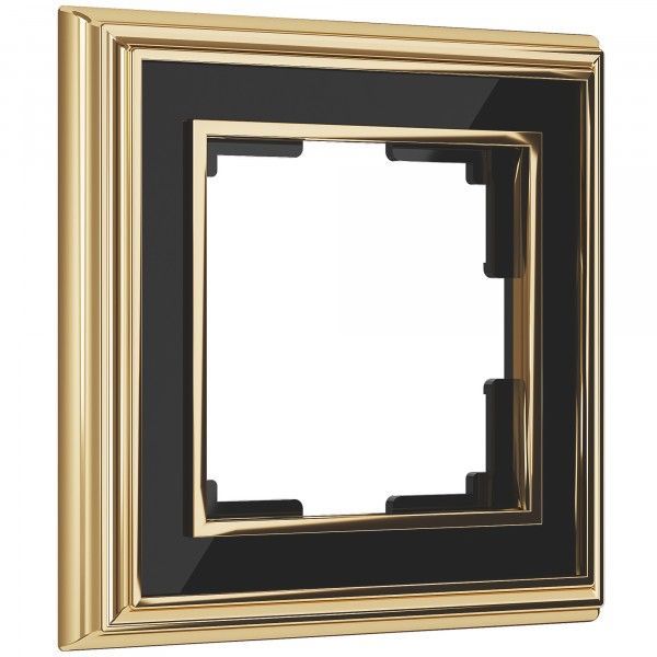 Рамка на 1 пост Palacio (золото/черный) W0011330