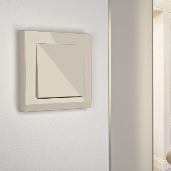 Перекрестный выключатель одноклавишный (слоновая кость) Werkel W1113003 ...