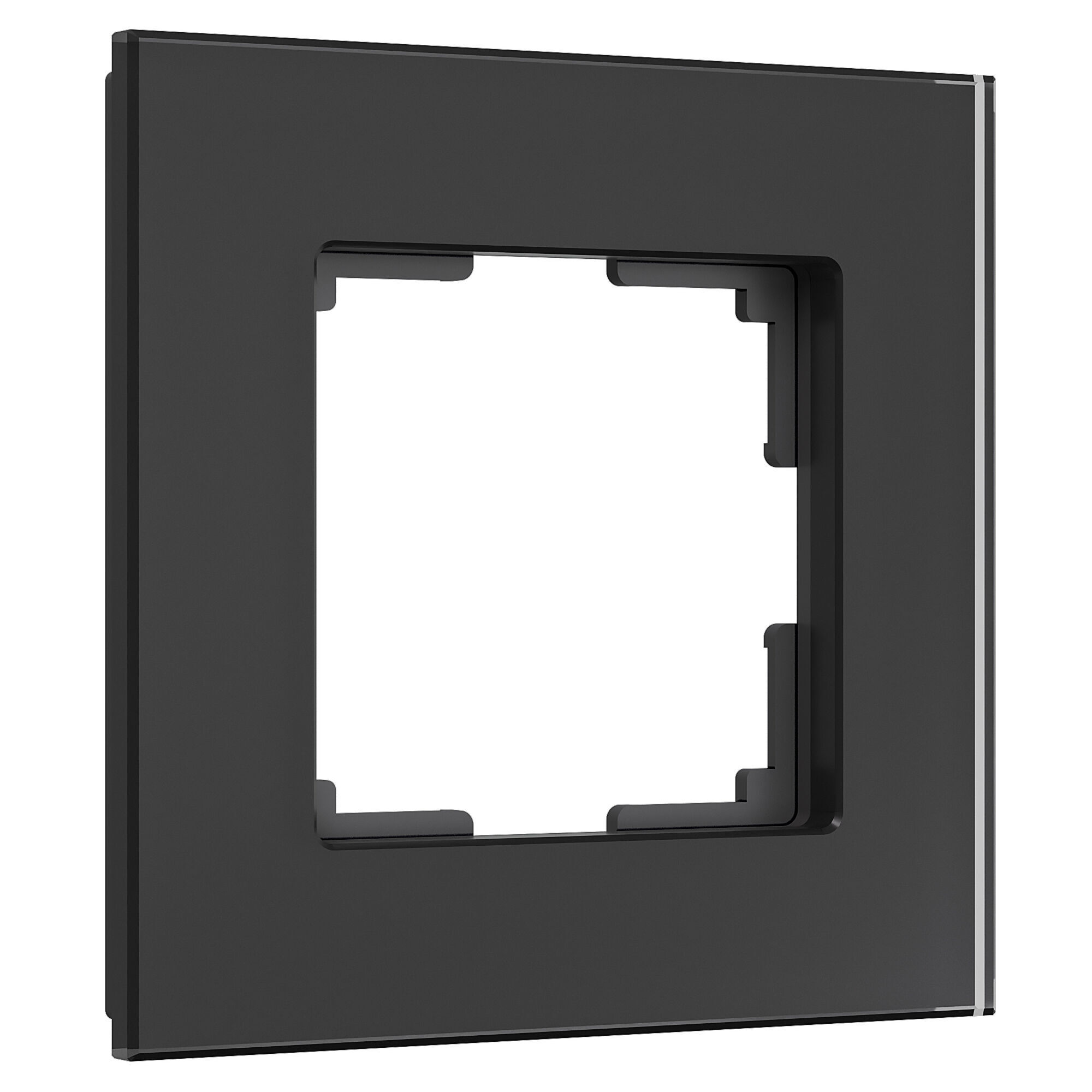 Рамка на 1 пост Senso (черный, стекло soft-touch) W0013108 W0013108