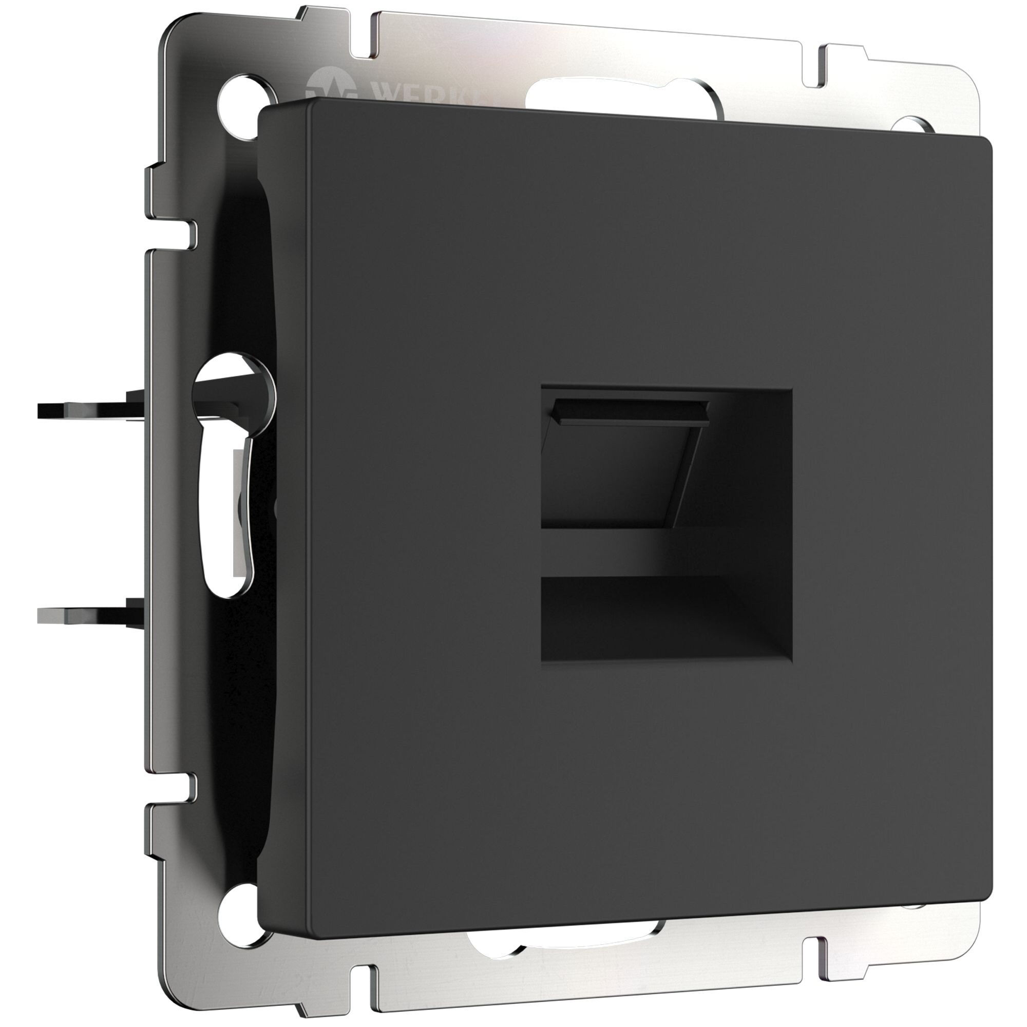 Розетка Ethernet RJ-45 (черный матовый) W1181008 W1181008